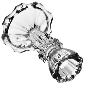 Skleněný svícen PATRICIA 7,5x11 cm čirý