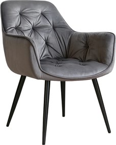 CH Jedálenská stolička Kelly - sivá