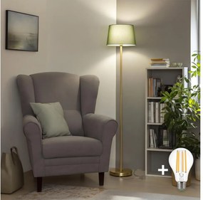 BRILAGI - LED stojacia lampa CERIA 1xE27/20W/230V priemer 30 cm zelená/zlatá