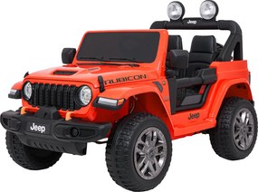 Ramiz Jeep Wrangler Rubicon LIFT elektrické autíčko pre deti oranžové