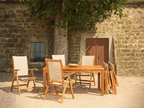 GIOVANNI set III - teaková jedálenská zostava