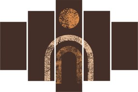 Obraz - Oranžové oblúky N⁰1 (150x105 cm)