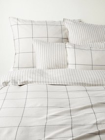 Kockovaná flanelová obliečka na paplón Noelle