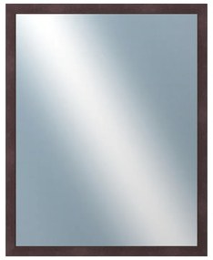 DANTIK - Zrkadlo v rámu, rozmer s rámom 40x50 cm z lišty FC hnedá vysoká (2184)