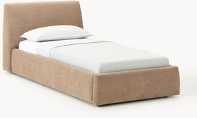 Čalúnená jednolôžková posteľ s úložným priestorom Cloud