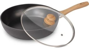 Lamart - Panvica s pokrievkou 28 cm čierna/hnedá
