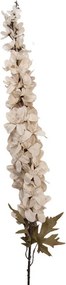 Dekorácia umelá kvetina ostrôžka Delphinium s bielym kvetom - 8*8*124 cm