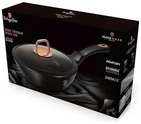 Berlinger Haus Hlboká panvica s pokrievkou Black Rose Collection, 24 cm