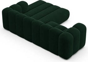 Tmavozelená rohová pohovka (pravý roh) Lupine – Micadoni Home