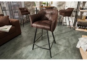 Barová stolička 39082 Loft Anti Hnedá  - Komfort-nábytok