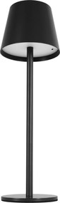Toolight Toolight, dotyková LED nočná stolná lampa 5W, 3 farby svetla, USB napájanie, APP1365-T BLACK, čierna matná, OSW-08628