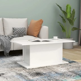 vidaXL Konferenčný stolík, biely 102x55,5x40 cm, kompozitné drevo
