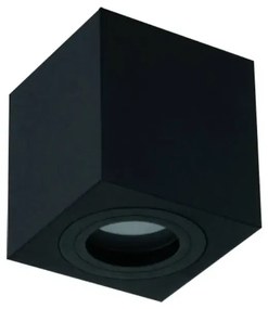 Minimalistiké bodové svietidlo Lago IP44 čierna