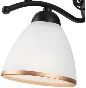 Nástenná lampa RETRO II 1xE27/60W/230V čierna matná
