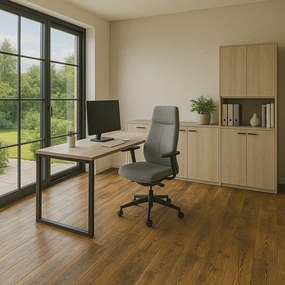 Beauflor, PVC podlaha - lino Toptex Cracked Oak 693D, na mieru, šíře 4m,5m, hnedá, filc, chodba / predsieň