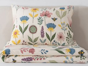 XPOSE® Francúzske bavlnené obliečky ROZKVITNUTÁ LÚKA