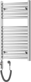Mexen Helios, elektrické vykurovacie teleso 800x500 mm + vykurovacia tyč 300 W, chrómová, W103-0800-500-2300-01