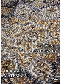 Vonkajší koberec v antracitovej a zlatej farbe 120x180 cm Martha – Villeroy&amp;Boch