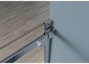 CERANO - Sprchové posuvné dvere Santoro Ľ/P - 8 mm - chróm, transparentné sklo - 160x195 cm, CER-CER-8050BD6962