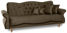 Pohovka Panama 3, hnedá (Monolith 09)