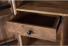 Vinotéka z mangového dreva v prírodnej farbe počet fliaš 12, 74x122x46 cm Bombay – Interia Home &amp; Living