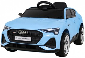Audi E-Tron Sportback modré – Elektrické auto pre deti s pohonom 4x4, diaľkovým ovládaním