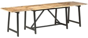 Rozťahovací jedálenský stôl 280x80x75 cm mangovníkový masív 285842