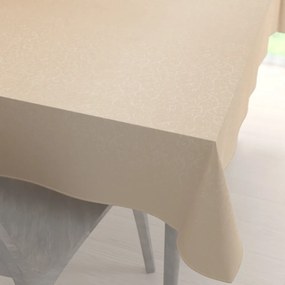 Biante Teflónový obdĺžnikový obrus TF-092 Ornamenty - béžová light 60x100 cm