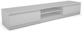 TV stolík Carlos, biely, 175 cm
