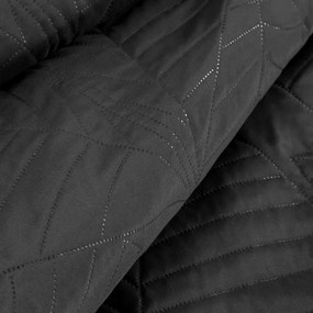 Dekorstudio Moderný prehoz na posteľ BONI6 čierny Rozmer prehozu (šírka x dĺžka): 220x240cm