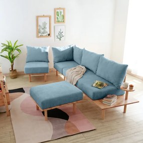 Pohovka SERI modulárna, modrá 871240