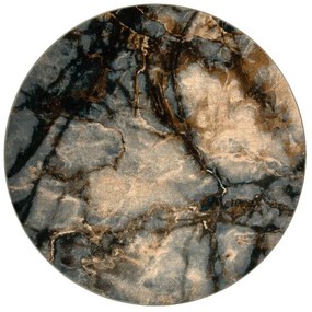 Koberec OMEGA ELIAN mramor, zelený kruh