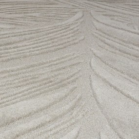 Svetlosivý vlnený koberec behúň 60x230 cm Lino Leaf – Flair Rugs