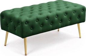 Taburet Monaco lahvově zelený