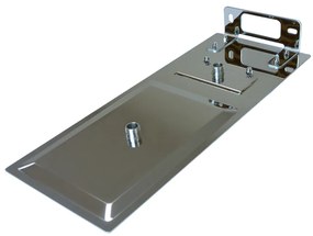 Mereo Mereo, Tanierová sprcha horná, s vodopádom, hranatá 500x200 mm, nerez, MER-CB495N