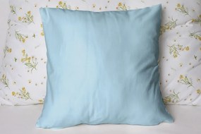 Polášek Jednofarebná obliečka na vankúš Jersey - Svetlomodrá | 40 x 40 cm