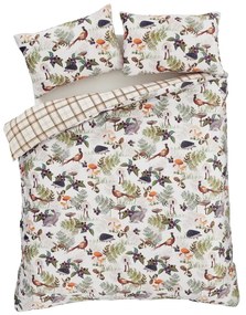 Zamatové obliečky na dvojlôžko 200x200 cm Woodland Walk – Catherine Lansfield