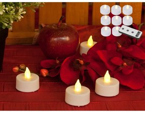 LED sviečky v súprave 8 ks (výška 4 cm) – Hilight