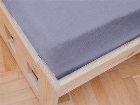 Jersey plachta do detskej postieľky svetlofialová 70 x 140 cm