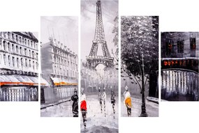 Obraz - Olejomaľba, Paríž (150x105 cm)