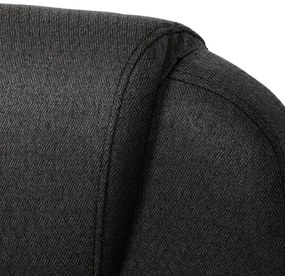 Kancelárske kreslo DEXTER — látka, sivá