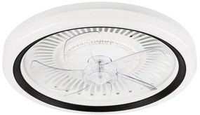 LED Stropné svietidlo s ventilátorom GEMMA LED/37W/230V biela + DO