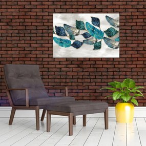 Obraz - Ilustrácie peria (90x60 cm)