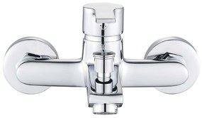Invena Bralos, nástenná vaňová batéria, chrómová, INV-BW-07-001-A