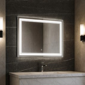 Nástenné zrkadlo s osvetlením 90x70 cm Zenith – Bonami Essentials