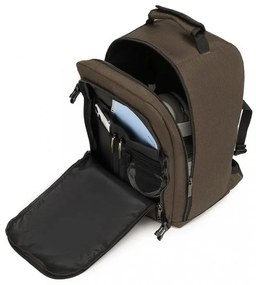 Konofactory Hnedý odolný batoh do lietadla "Transporter" - M (35l)