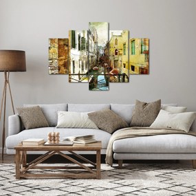 Obraz - Ulička v Benátkach (150x105 cm)