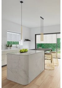 Sollux SL.1198 - Luster na lanku PASTELO 5xG9/8W/230V zlatá