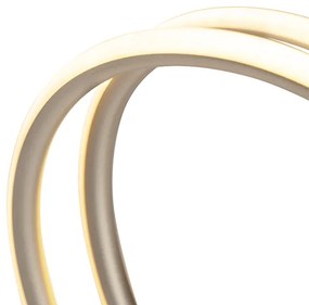 Dizajnové stropné svietidlo oceľ vrátane LED 3-stupňové stmievateľné - Rowan