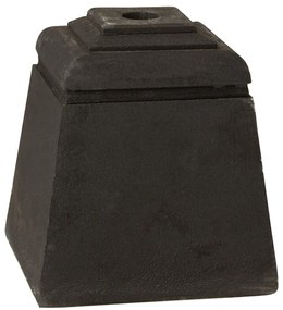 Čierny betónový stojan na slnečník Parra - 28*28*30 cm